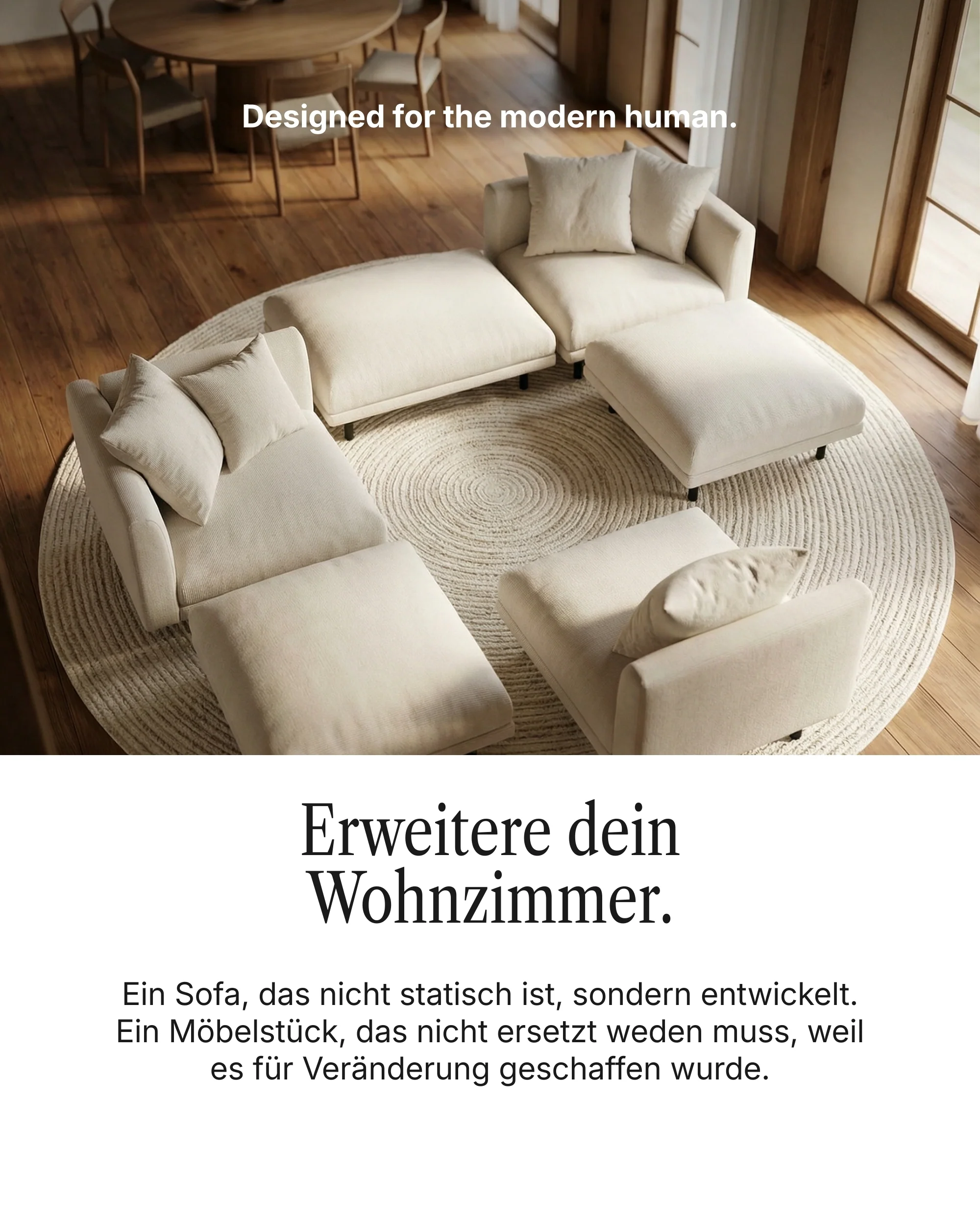 Modulares Sofa Aera 2-Sitzer - Image 7